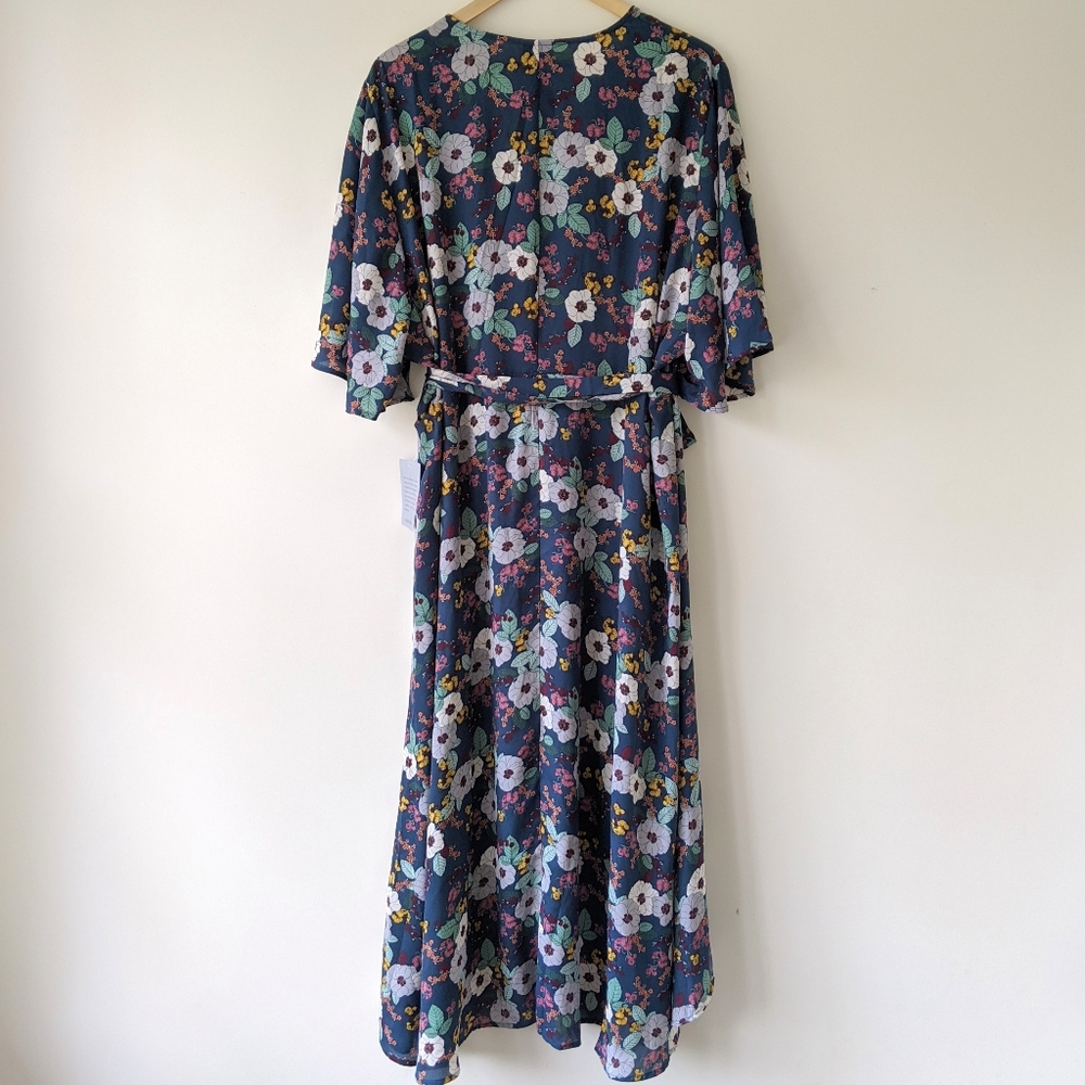 BOBEAU B Collection NWT Orna Floral Wrap Dress - Picture 5 of 7
